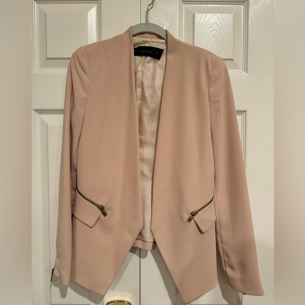 Zara Light Pink Women's Blazer
